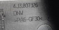 AUDI E-TRON GT bumper bracket right rear part rear 4J3807126