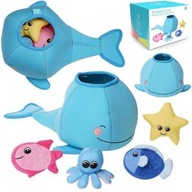 Zabawka do wody Delfin z maskotkami Manhattan Toy