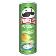 CHIPSY PRINGLES PRINGOOOALS CREAM & ONION 165g