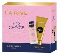 LA RIVE HER CHOICE EDP 100ml SPREJ + SPRCHOVÝ GEL 100ml