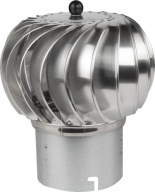 Kulová násada z hliníka Komín Fi150 Otočná guľa