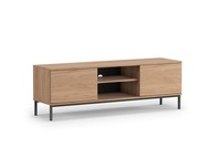 Široká RTV skrinka TV stolík CLAW 150 x 50 cm Dub Hickory