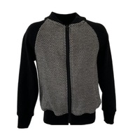 Blúzka blúzka bomberka zips merino vlnená 110 cm wool 100% vlna