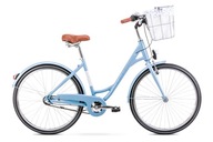 Rower miejski Romet POP ART Eco koło 26" rama 18" M niebieski + koszyk