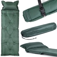 Mata samopompująca poduszka karimata materac namiot kemping Zielona