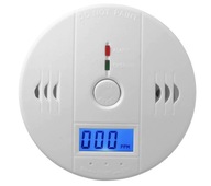 CZUJNIK CZADU TLENKU WĘGLA LCD Detektor CO Alarm CERTYFIKOWANY - 3 Lata