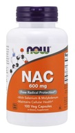 NAC Acetyl Cysteine 600mg 250 kaps. NOW FOODS