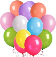 Balony pastelowe KOLOROWE urodzinowe roczek 1-99 urodziny PARTY MIX 100szt