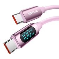 TOOCKI KABEL DO ŁADOWANIA PRZEWÓD DO TELEFONU USB-C DO USB-C FC QC 100W 2M