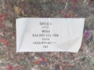 upholstery bonnet rear part SKODA RAPID 12- SPACEBACK