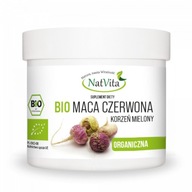 Maca BIO RAW Czerwona Mielona Ekologiczna Naturalna Libido 100g NatVita