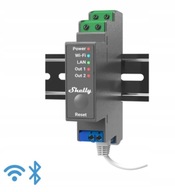 Shelly Pro 2 przekaźnik 2 kanałowy WIFI LAN na DIN -5%
