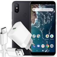 DOBRY, SPRAWDZONY Smartfon Xiaomi MI A2 64GB CZARNY + Ładowarka GRATIS