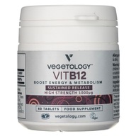 Vegetology Vitamín B12 1000 mcg 60 tabliet