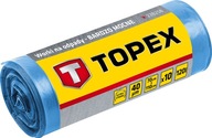 Worki na odpady 120 L, niebieskie, 40 mic TOPEX 23