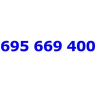 695 669 400 PLUSH PLUS ZŁOTY NUMER NR TELEFONU KARTA SIM STARTER NA KARTĘ