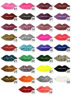 10szt Brokat do ust ZAPAS Glitter Lips DUŻO KOLOR