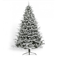 Veľký umelý vianočný stromček PE ako živý sMREK 120 CM HUSTÁ ZASNEŽENÁ CHO02