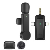 Bezdrôtový Mikrofón 1ks iPhone Android Kamera Jack 3.5
