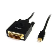 StarTech MDP2DVIMM6 adapter kablowy 1,8 m Mini DisplayPort DVI-D Czarny