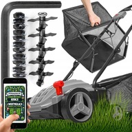 AERATOR WERTYKULATOR ELEKTRYCZNY LEHMANN TRAWY REGULACJA Z KOSZEM 2500W