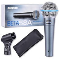 Mikrofon dynamiczny wokalowy Shure Beta 58A