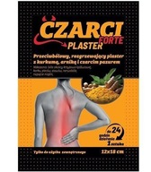 Plaster CZARCI Forte 1 sztuka 12x18cm PRZECIWBÓLOWY, ROZGRZEWAJĄCY