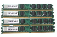 Pamięć DDR2 PC2 8GB 667MHz PC5300 Transcend 4x2GB Dual Gwarancja