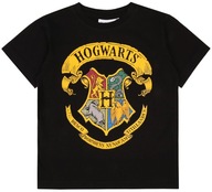 Čierna blúzka na krátky rukáv Harry Potter 104 cm