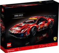 Lego 42125 Technic Ferrari 488 GTE AF Corse #51 / duży czerwony model