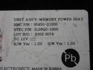 Hyundai Santa Fe IV module computer control unit seat left front 95450-S1000