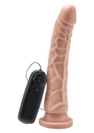 Dong 8 inch Vibrating Light skin tone