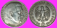 Niemcy 5 reichsmarki 1935/F Stuttgart SREBRO 1037