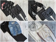 r.152-158 MEGA PAKA 52szt ZESTAW UBRANEK dla dziewczynki adidas zara