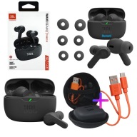 БЕЗДРОТОВІ НАВУШНИКИ JBL WAVE BEAM BLACK BLUETOOTH BASS + БЕЗКОШТОВНИЙ ЧОХОЛ
