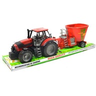 Traktor Z rozsiewaczem ciągnik pojazd 53 CM PREZENT