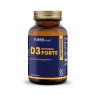 Pureo Health Vitamín D3 Forte, kapsule, 60 ks