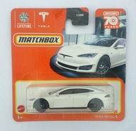 Samochodzik Matchbox Tesla Model S Biały