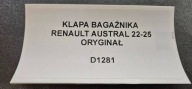 bordwand hinten heck Renault Austral