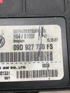 Bedienteil Getriebe getriebe 09D927750FS AUDI