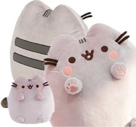 PUSHEEN MASKOTKA PRZYTULANKA PUSHIN MIĘKKA PUSZYSTA SZARA RÓŻOWE ŁAPKI