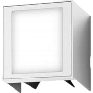 Vonkajšie nástenné svietidlo Heitronic PLAZA 500040 9W biele