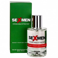 FEROMONY Vzrušujúce Svieži pánsky parfém pre každú príležitosť SEXMEN 50 ml