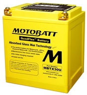 MOTOBATT MBTX30U 12V AGM batéria 4 terminály