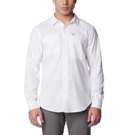 Pánska košeľa Columbia SILVER RIDGE Utility Lite L/S Shirt-White L