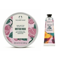 THE BODY SHOP Masło do ciała Różą Wegański Nawilżający 400ml + GRATIS