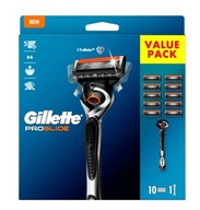 Gillette PROGLIDE / Maszynka z 10 wkładami.