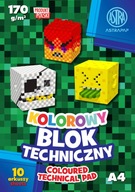 Blok Rysunkowy BIAŁY Pixel Dla Dzieci Szkoła Plastyka A4/20k 100g Astra