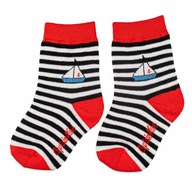 Detské ponožky Captain Mike pruhované 27-30