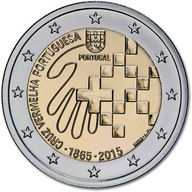 2 euro 2015 150. výročie Červeného kríža v Portugalsku Mincovňa (UNC)